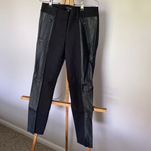 Ann Taylor Black faux leather Size 4